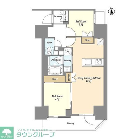 グランカーサ船堀IIの物件間取画像